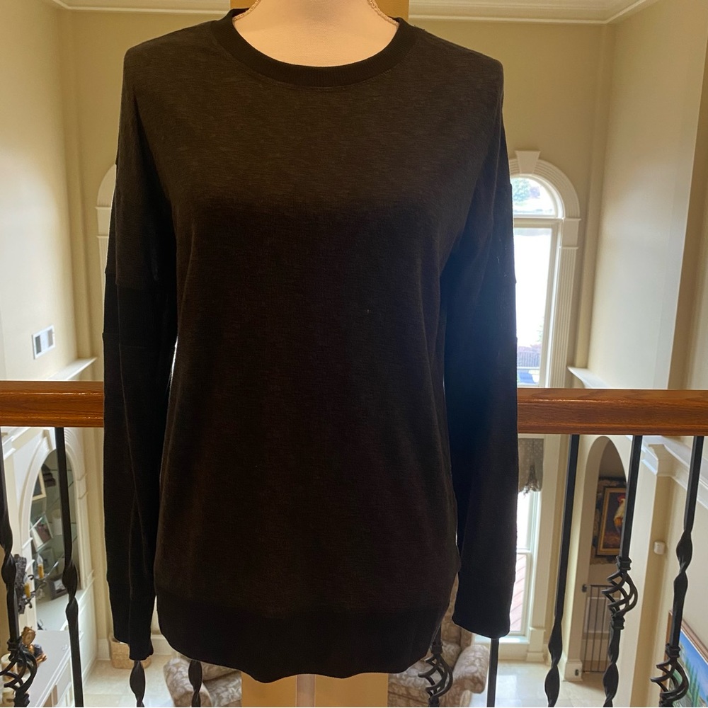 Jaclyn Intimates, Lightweight Sweater/Sleep shirt in Dark Heather Grey, Size: S